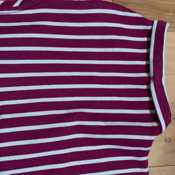 EUC Gymboree Fuchsia Striped Summer Short Sleeve Dress with watermelon -size 14 - Picture 11 of 13